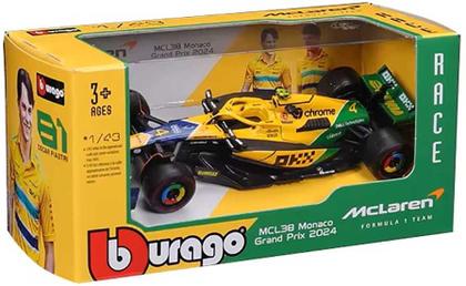 Imagem de F 1 McLaren Senna Edition MCL38 Lando Norris  4 Burago 1/43
