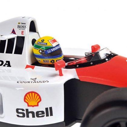 F1 Honda McLaren MP4/6 1 Ayrton Senna Campeão 1991 1/18