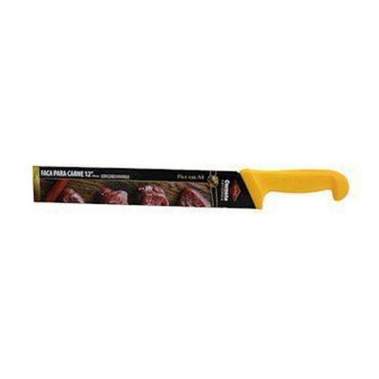 Imagem de Faca carnes 12 polegadas cabo amarelo - PREMIUM - CORNETA