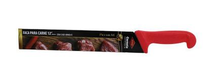 Imagem de Faca carnes 12 polegadas cabo vermelho - PREMIUM - CORNETA