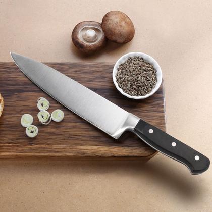 Imagem de Faca Chef 8 Polegadas Profissional Inox Ultracorte Temperado