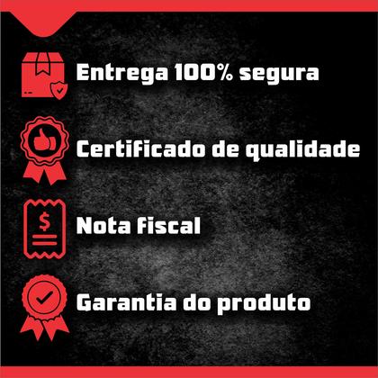 Imagem de Faca Churrasco 10P Inox 3mm Forjada Chifre Branco com Guarda
