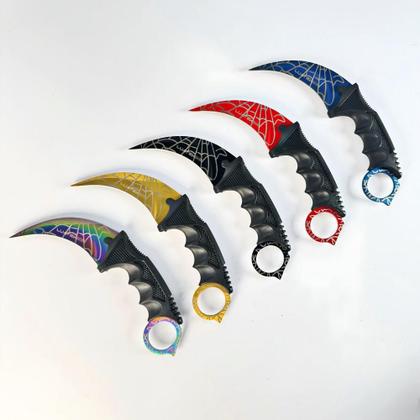 Imagem de Faca Curvada Spider Full Tang Com Bainha Luatek SLK-D87