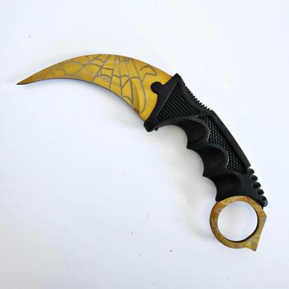 Imagem de Faca Curvada Spider Full Tang Com Bainha Luatek SLK-D87