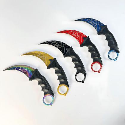 Imagem de Faca Curvada Spider Full Tang Com Bainha Luatek SLK-D87