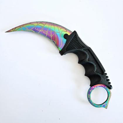 Imagem de Faca Curvada Spider Full Tang Com Bainha Luatek SLK-D87