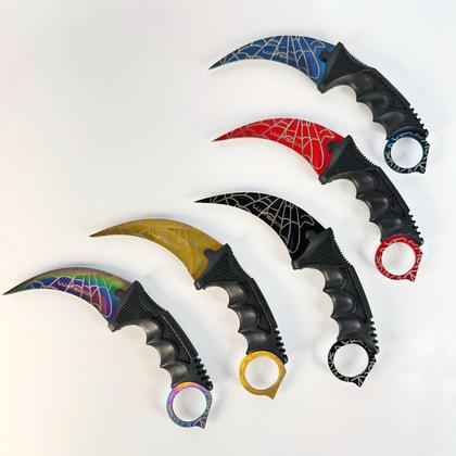 Imagem de Faca Curvada Spider Full Tang Com Bainha Luatek SLK-D87