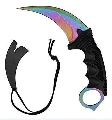 Imagem de Faca Curvada Spider Full Tang Com Bainha Luatek SLK-D87