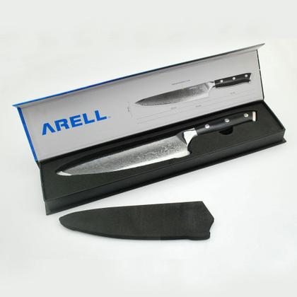 Imagem de Faca Damasco Vg-10 - 67 Camadas 203mm Arell