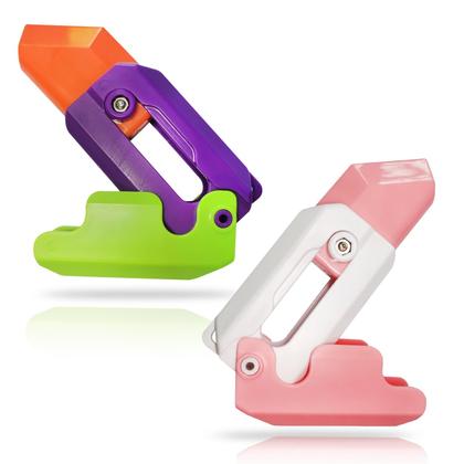 Imagem de Faca de brinquedo Fidget RCROKS Carrot, plástico impresso em 3D, 2 peças