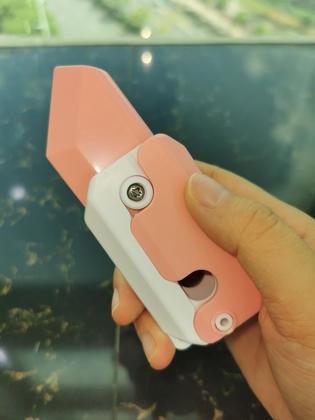 Imagem de Faca de brinquedo Fidget RCROKS Carrot, plástico impresso em 3D, 2 peças