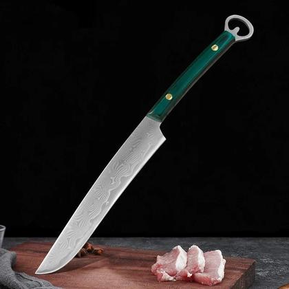 Imagem de Faca De Chef Em Aço Inoxidável Damascus, Estilo Japonês Profissional, Faca Para Cortar Carne Com