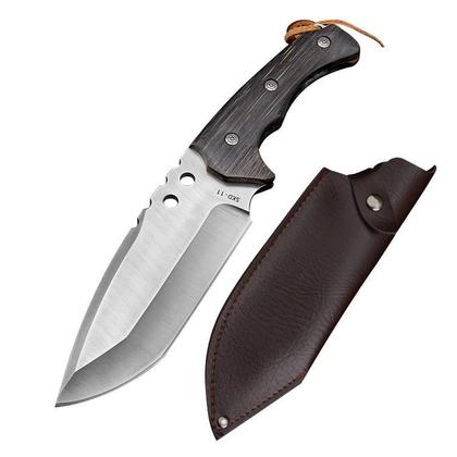 Imagem de Faca De Cozinha Em Aço Inoxidável De Alta Dureza, Faca De Lâmina Fixa EDC Para Sobrevivência Na