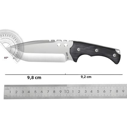 Imagem de Faca De Cozinha Em Aço Inoxidável De Alta Dureza, Faca Fixa EDC Para Sobrevivência Na Natureza E