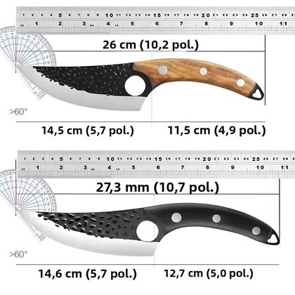 Imagem de Faca De Cozinha Profissional Forjada À Mão, Faca De Açougueiro, Faca Para Desossar, Cortador De