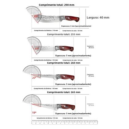 Imagem de Faca De Desossar De Aço Inoxidável Para Chef, Cutelo De Carne, Faca Para Frutas, Cortar Carne,