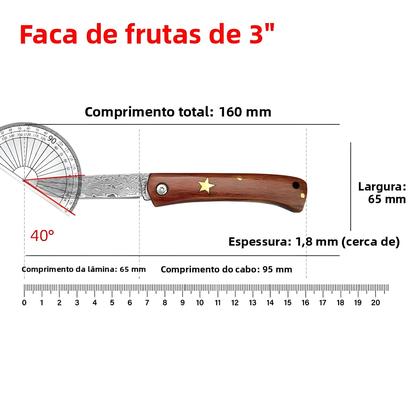 Imagem de Faca De Desossar Dobrável Em Aço Damasco, Cutelo De Carne, Faca De Açougueiro E Chef Para Cozinha