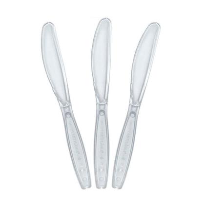 Imagem de Faca Descartavel Master Plastilania Transparente 50 unidades