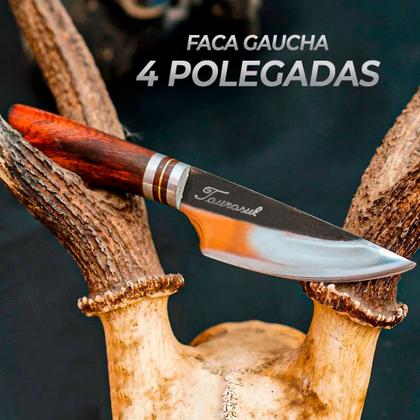 Imagem de Faca Gaúcha Artesanal Churrasco Coreadeira  4 Polegadas