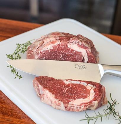 Imagem de Faca inox do chef 8" - cabo inox