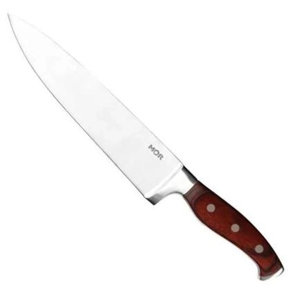 Imagem de Faca Inox Mor 10 Polegadas Steel Com Cabo De Madeira