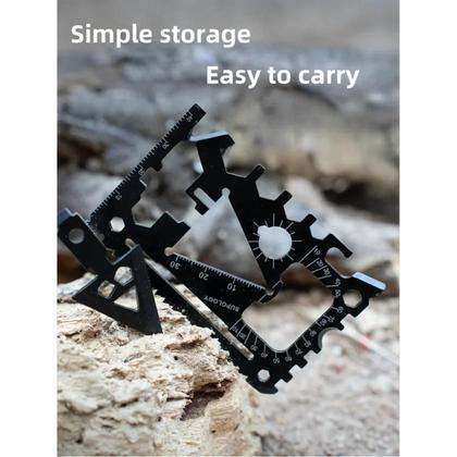 Imagem de Faca Multifuncional Portátil 18 Em 1 Para Sobrevivência Ao Ar Livre, Ferramenta De Salvamento