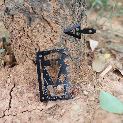 Imagem de Faca Multifuncional Portátil 18 Em 1 Para Sobrevivência Ao Ar Livre, Ferramenta De Salvamento