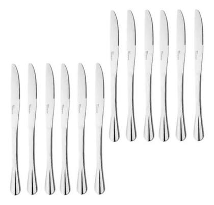 Imagem de Faca Para Churrasco Linha Euro kit Com 12 Unidades