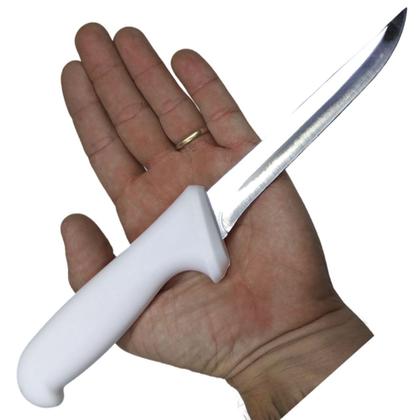 Imagem de Faca para Desossar em Aço Inox Profissional 6 Pol. Açougueiro Churrasco Cozinha