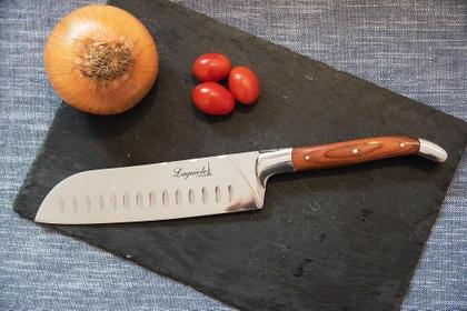 Imagem de Faca Santoku Ultra Premium Laguiole La Tour Madeira