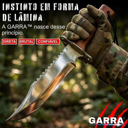 Imagem de Faca Tatica 32cm Afiado Para Limpa Peixe Aço Inox Com Bainha