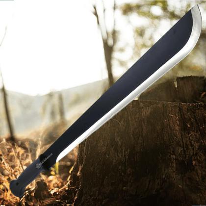 Imagem de Facão 58cm Aço 3,5mm com Cabo Emborrachado e Bainha com Suporte SKLK03