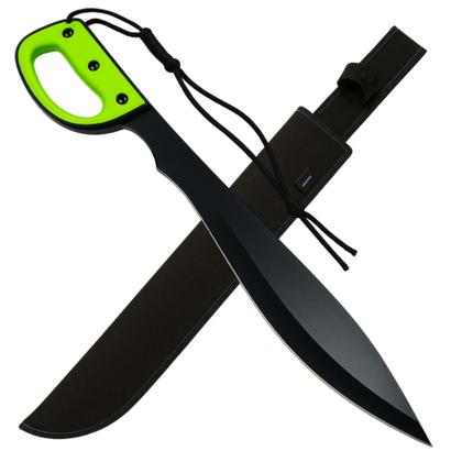 Imagem de Facão Machete 61cm com Lâmina 44cm Aço Inox e Bainha de Nylon Cabo Emborrachado SLKK52