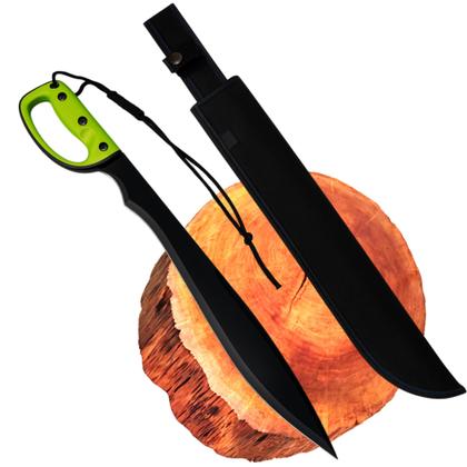 Imagem de Facão Machete 61cm com Lâmina 44cm Aço Inox e Bainha de Nylon Cabo Emborrachado SLKK52
