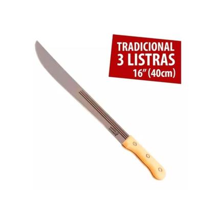 Imagem de Facão para Mato Corneta 16 Polegadas Cabo Madeira 55cm