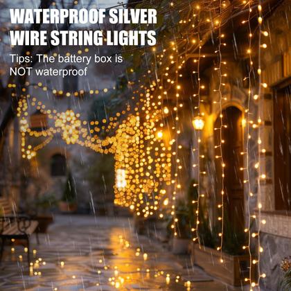 Imagem de Fairy Lights Brightown 20m 240LED com controle remoto, pacote com 2 unidades à prova d'água