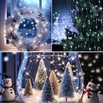 Imagem de Fairy String Lights litogo, pacote com 16 LED, 7 pés e 20 LED à prova d'água