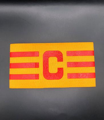 Imagem de Faixa Amarela e Vermelha Estilo Boleiro Elástica e Ajustável