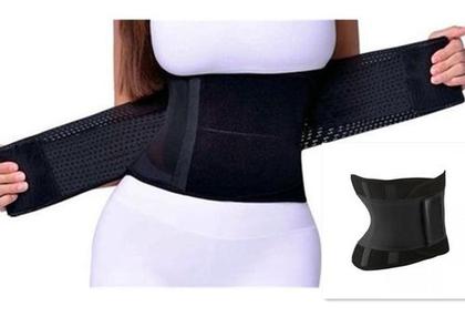 Imagem de Faixa Cinta Abdominal Dupla Fort Compressão Power Hot Belt