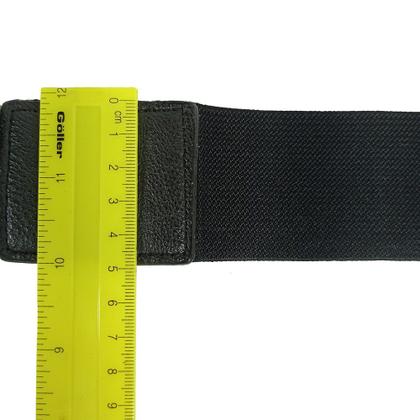 Imagem de Faixa Cinto Com Elástico Feminino Usar C/ Saia Vestido Preto