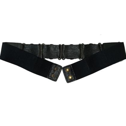 Imagem de Faixa Cinto Com Elástico Feminino Usar C/ Saia Vestido Preto