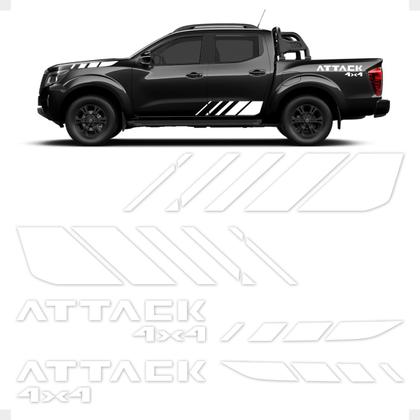 Imagem de Faixa Compatível Com Frontier Attack 4x4 2023 Adesivo 