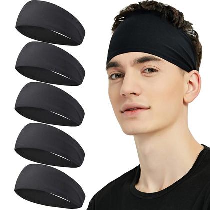 Imagem de Faixa De Cabelo Esportiva Elástica Unissex, Faixa De Cabelo Para Ioga, Acessórios Para Cabelo Ao Ar