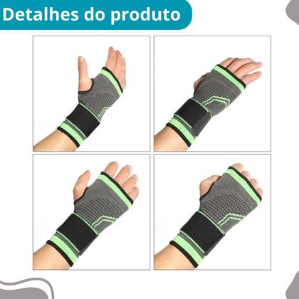Imagem de Faixa de compressão para punho com tiras autocolantes