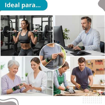 Imagem de Faixa de compressão para punho com tiras autocolantes
