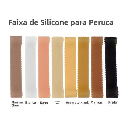 Imagem de Faixa De Peruca De Silicone Sem Costura E Antiderrapante, Touca De Nylon Elástica Para Perucas E