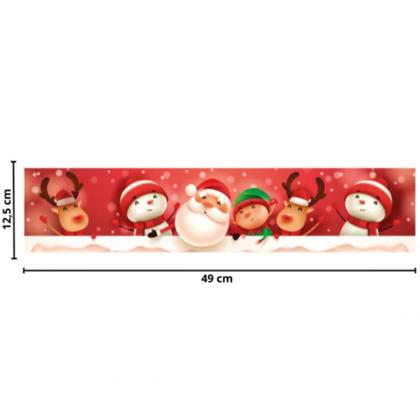 Imagem de Faixa Digital Marilda - Natal 7221 Papai Noel, Rena e Doende