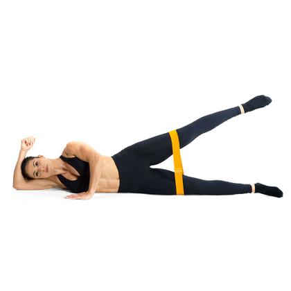 Imagem de Faixa Elástica Hip Band Poliéster Correção Equilíbrio Exercícios Fortalecedor Vollo