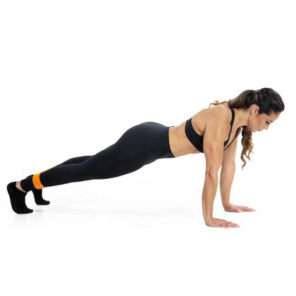 Imagem de Faixa Elástica Hip Band Poliéster Correção Equilíbrio Exercícios Fortalecedor Vollo