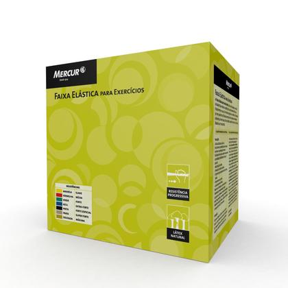 Imagem de Faixa elastica média exercicio theraband mercur vermelha 1,5 m